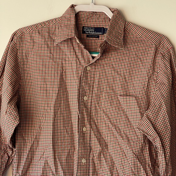 Ralph Lauren Polo Mens's Button Up Shirt Top Button Down Long Sleeve, 15 1/2 -33 - Picture 4 of 10